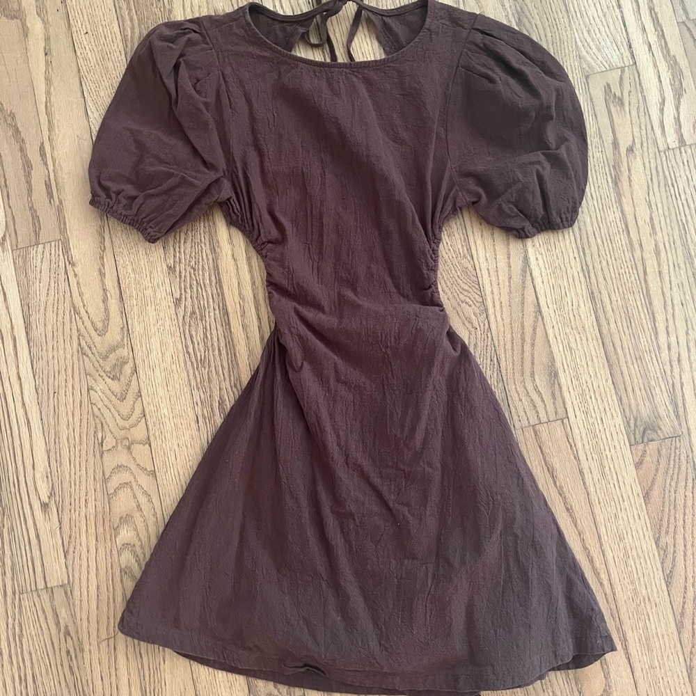 Brown mini dress (fits like xs)